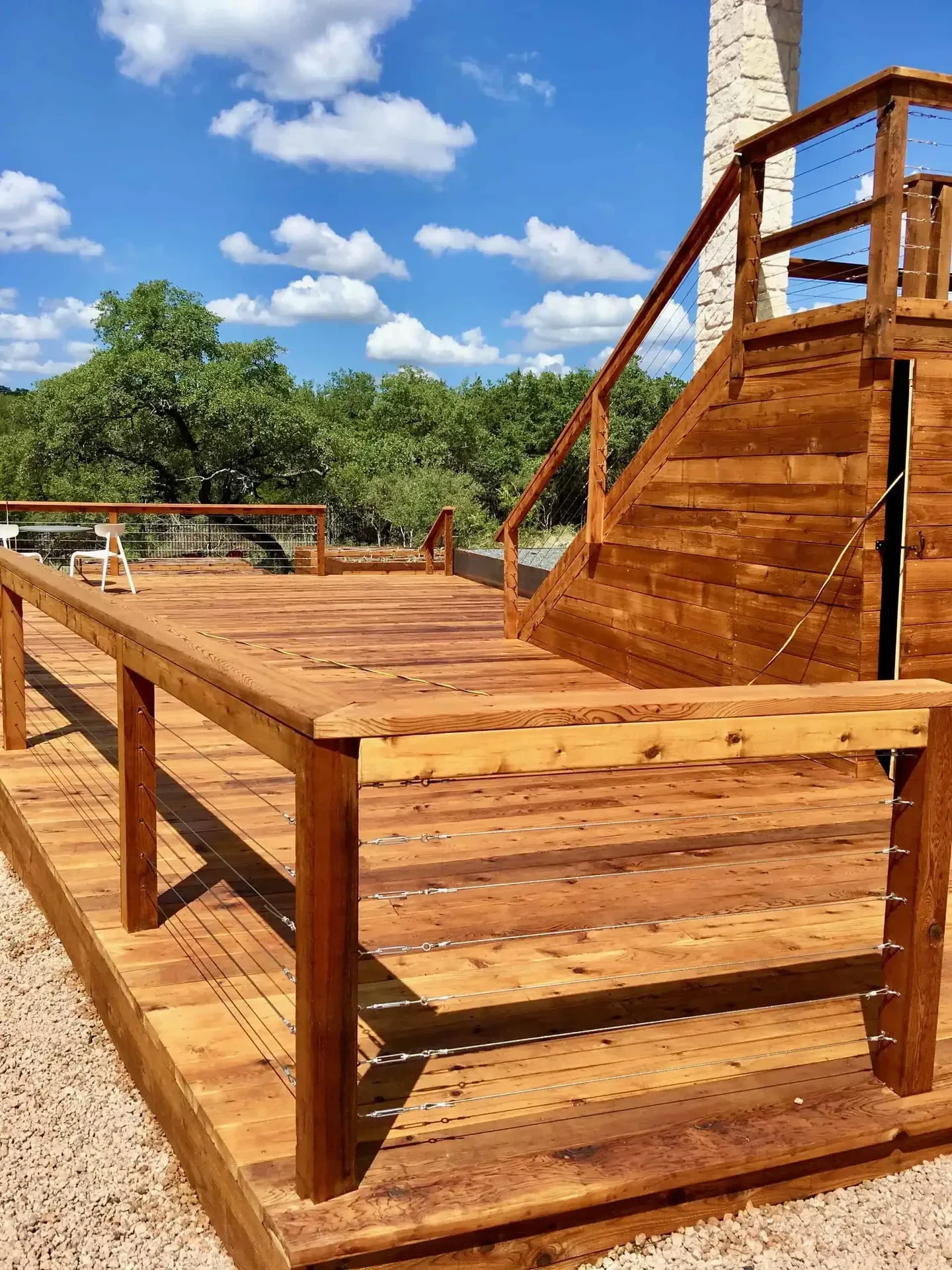 Barton Plunge case study — container pool with cedar cladding — Barton Creek Austin TX