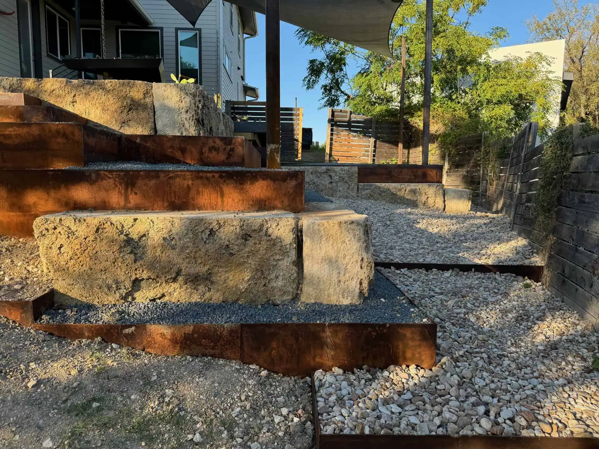 Full yard design build Austin TX